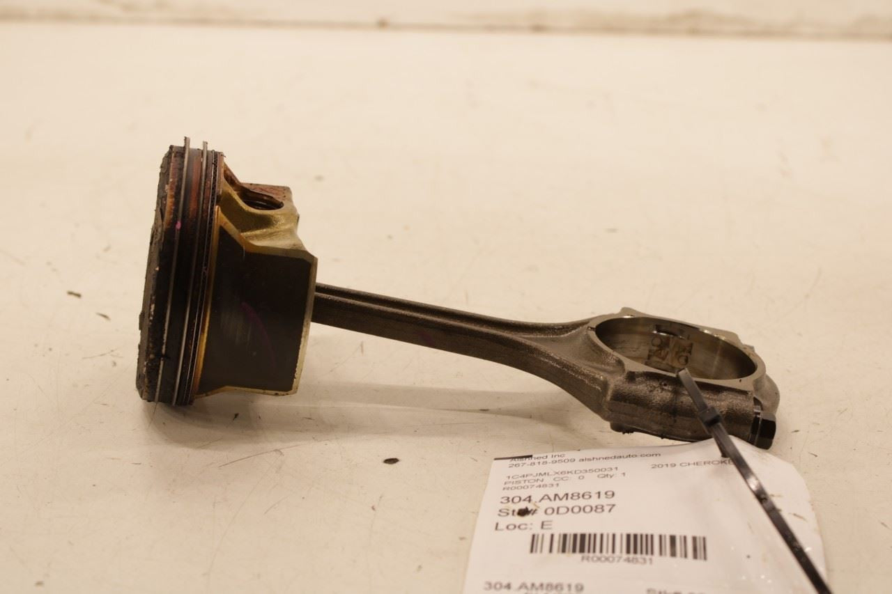 14-22 Jeep Cherokee Latitude 3.2L Engine Piston No 6 w Connecting Rod 68088071AF - Alshned Auto Parts