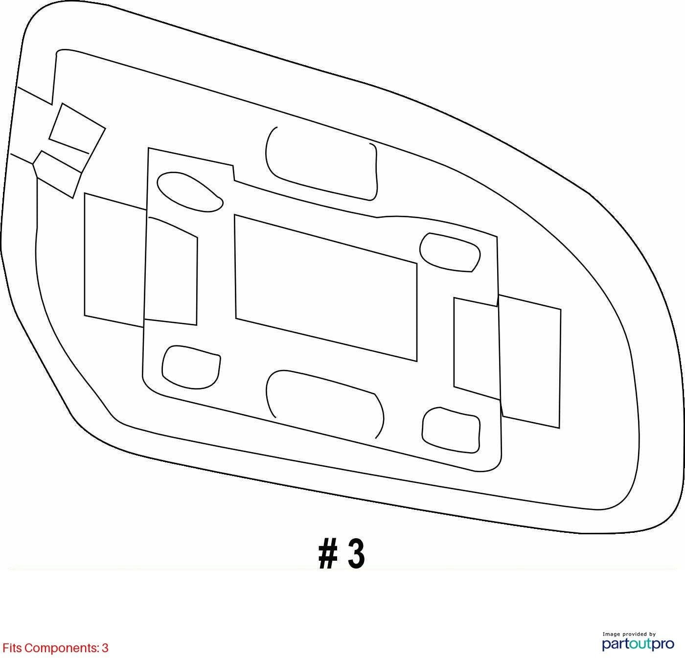 2011-2014 Subaru Legacy Outback Passenger Side Right Door Mirror 91036AJ14A OEM3