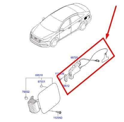 2015-2019 Hyundai Sonata Fuel Filler Door Opener Actuator 81590-2T000 OEM - Alshned Auto Parts