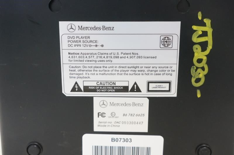 2006 Mercedes-Benz ML350 Rear Entertainment DVD CD Player B67826625 OEM - Alshned Auto Parts