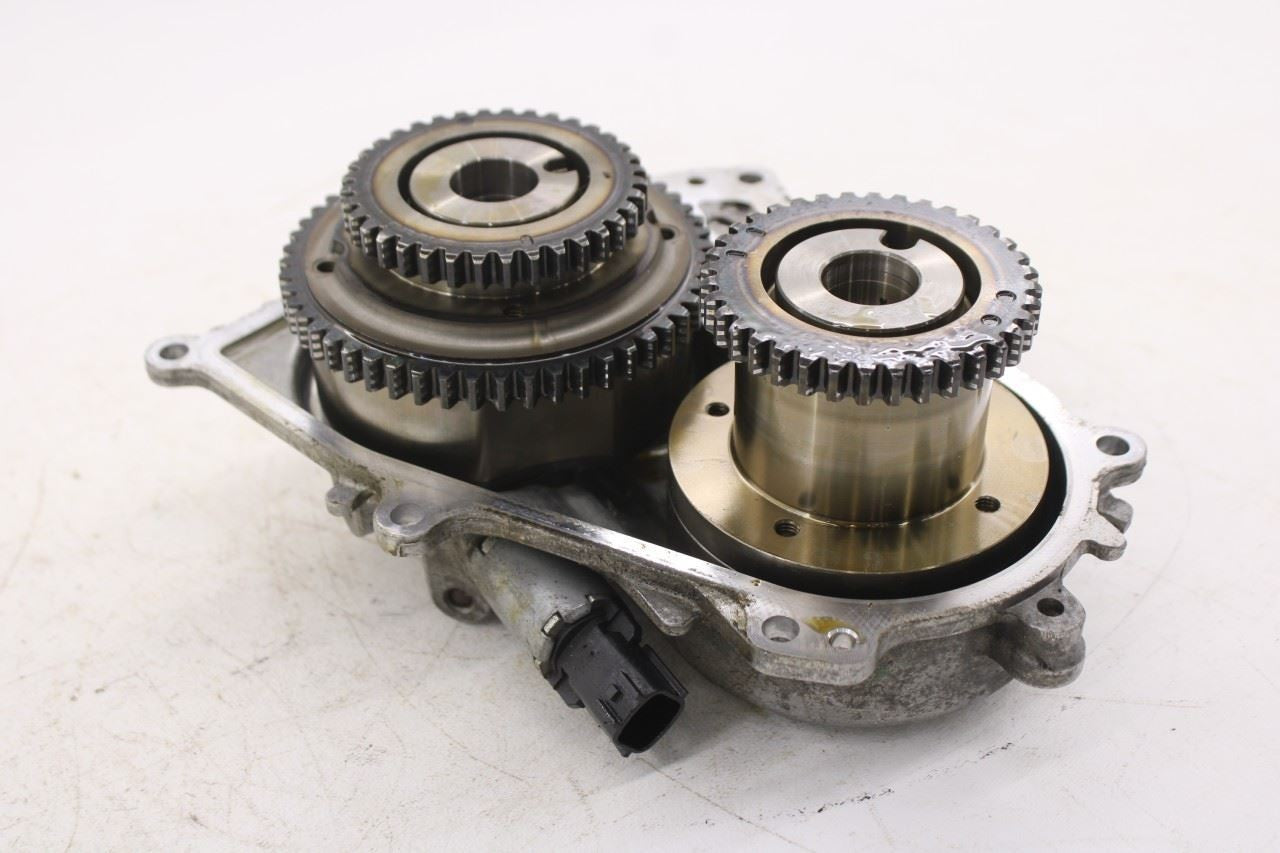 15-24 Nissan Murano Platinum 3.5L LH Side Engine VVT Cover w/ Camshaft Sprockets3