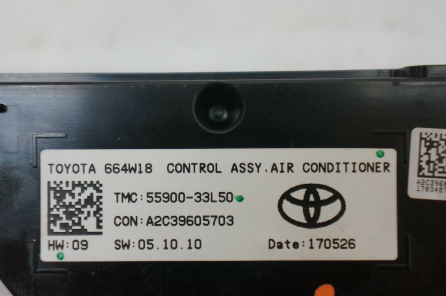 2018-19 Toyota Camry Factory Climate Temperature Control 55900-33L50 OEM *ReaD* - Alshned Auto Parts