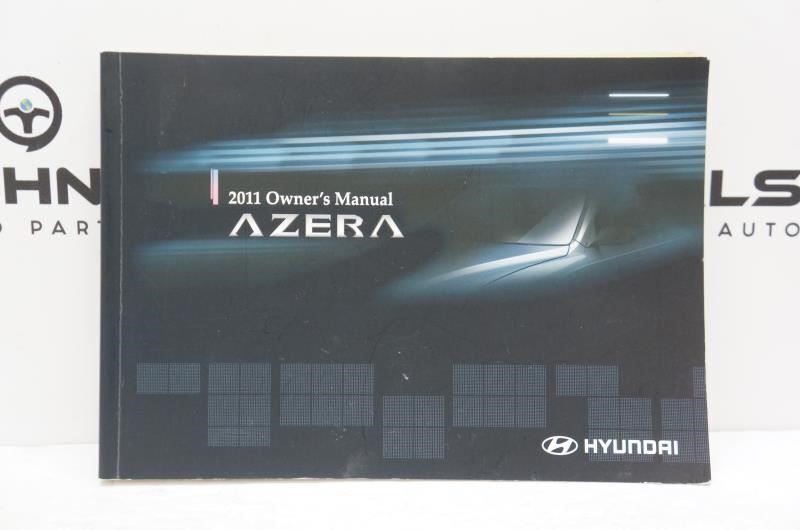 2011 Hyundai Azera Owner's Manual - Alshned Auto Parts