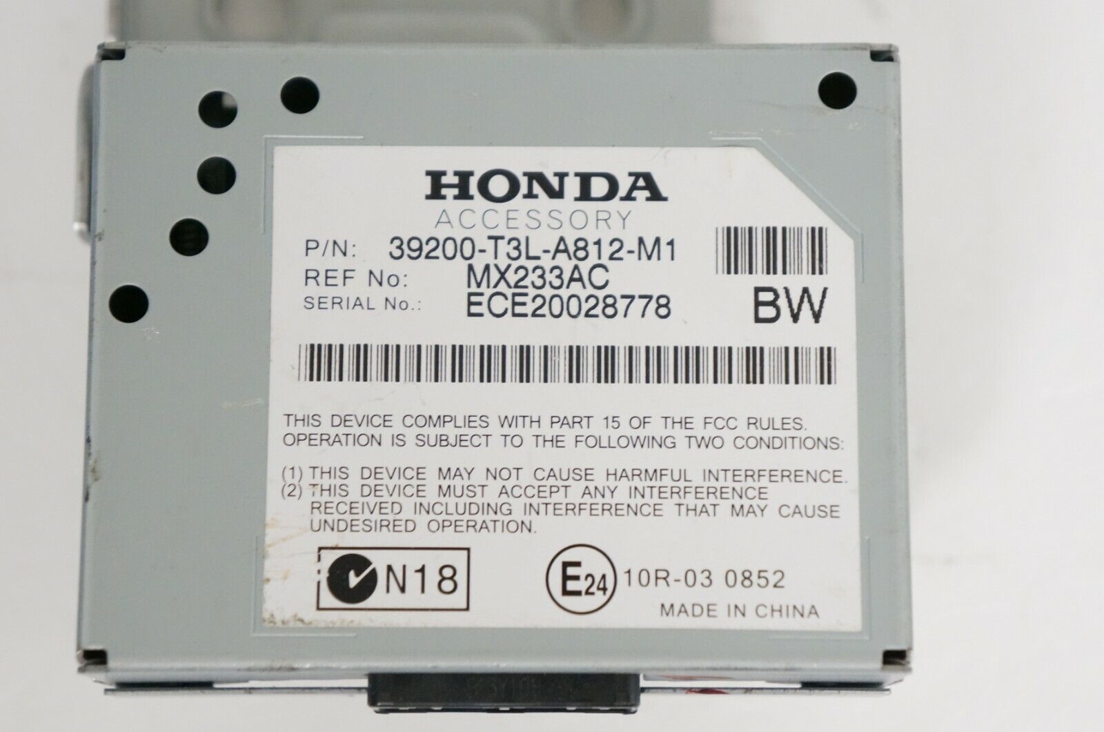 2013-2015 Honda Accord Factory Antenna Control Module 39200-T3L-A812-M1 OEM - Alshned Auto Parts