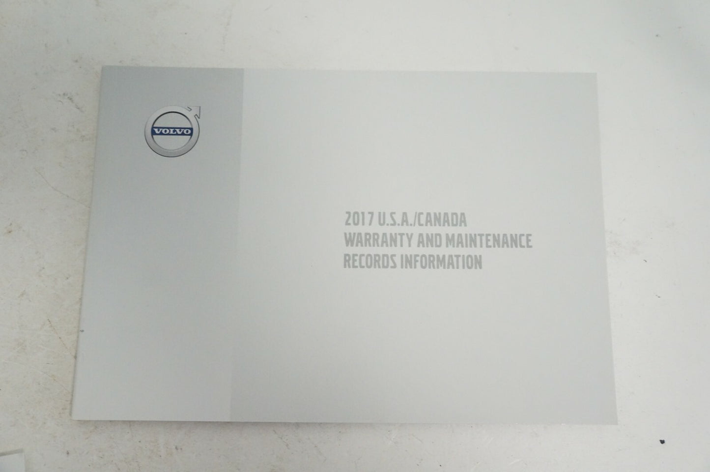 2017 Volvo S60 warranty and maintenance guide with case roadside assistance book - Alshned Auto Parts
