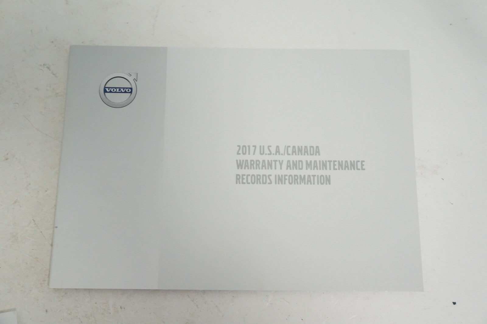 2017 Volvo S60 warranty and maintenance guide with case roadside assistance book - Alshned Auto Parts