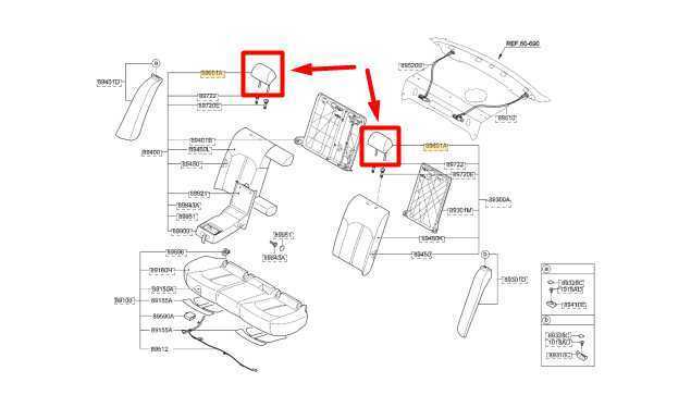 2015-2017 Hyundai Sonata RR Right Seat Headrest Cloth 89700-C2000-SMH OEM *ReaD* - Alshned Auto Parts