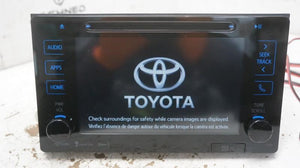 2018 Toyota Tacoma AM FM CD MP3 Radio Receiver with Navigation 86100-04163 OEM
