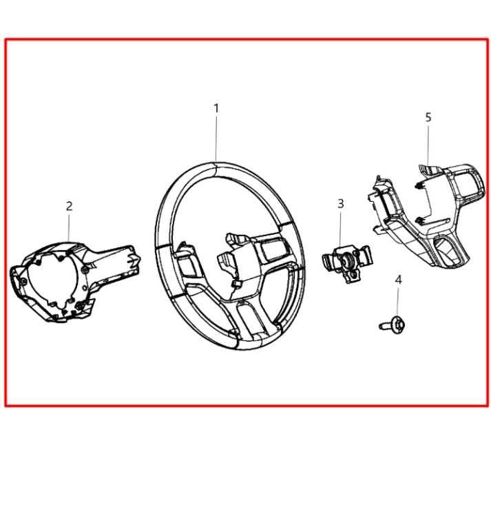 2013-2018 Ram 2500 Tradesman Crew Cab 6.4L 2WD Steering Wheel w/ Control Buttons - Alshned Auto Parts