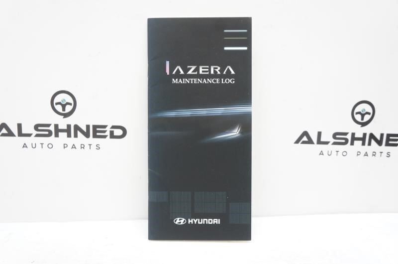 2011 Hyundai Azera Owner's Manual - Alshned Auto Parts