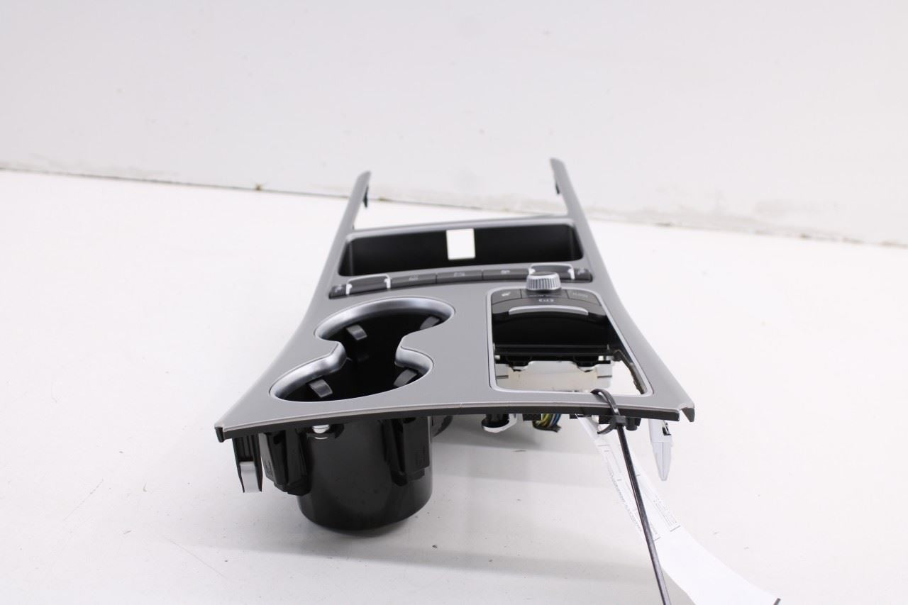 18-21 Kia Stinger GT2 Center Console Shifter Bezel Trim w/ Cup Holder and Switch - Alshned Auto Parts