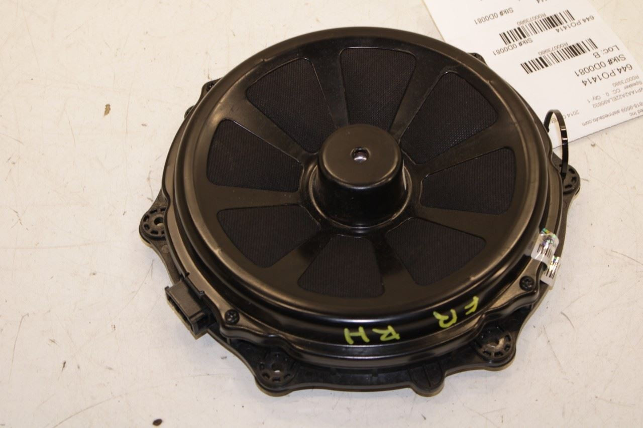 112018 Porsche Cayenne Platinum Front Right Side Door Woofer Audio Loud Speaker - Alshned Auto Parts