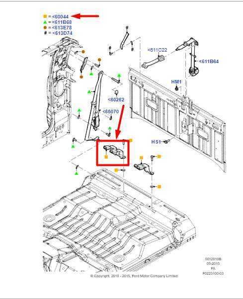 2011-2016 Ford F250 SD Rear Right Side Seat Belt Buckle BC3Z-2660044-AA OEM - Alshned Auto Parts