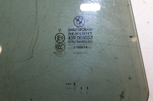 20152017 BMW X3 xDrive28i Rear Right Side Door Window Glass 51357391676 OEM - Alshned Auto Parts