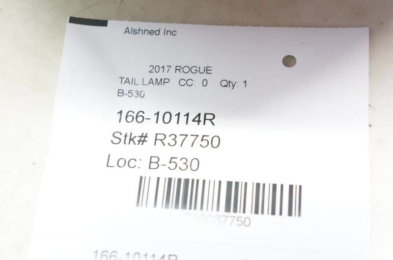2017-2020 Nissan Rogue Rear Right Side Tail Light Lamp 26550-6FL0C OEM *ReaD* - Alshned Auto Parts