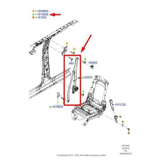 2011-16 Ford F250 SD FR LH Seat Belt Retractor Pretensioner BC3Z-26611B09-BC OEM - Alshned Auto Parts