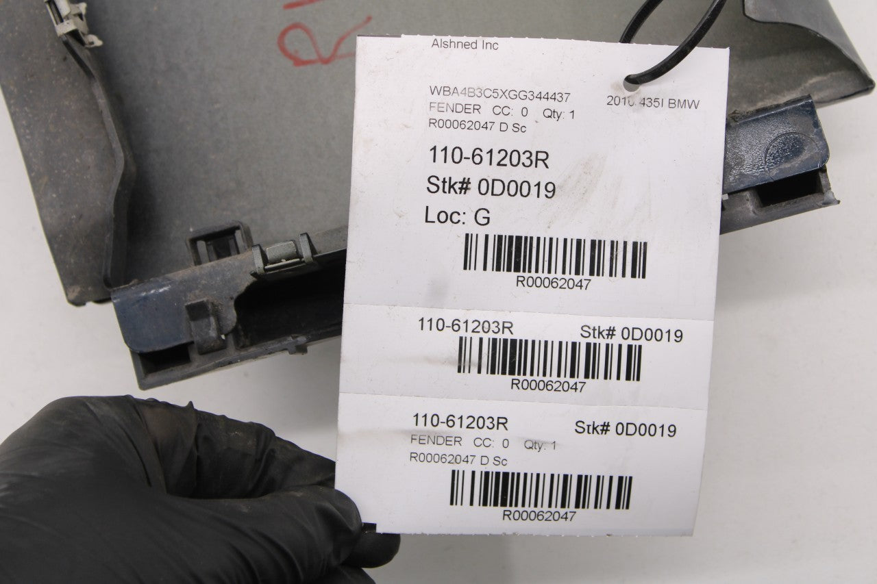 15-16 BMW 435i Gran Coupe xDrive Front Right Fender Panel 41-35-7-438-442 *ReaD*12