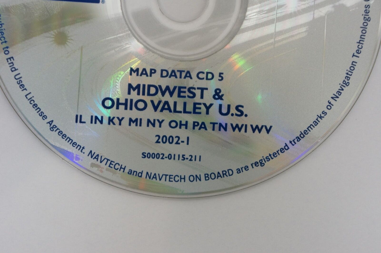 Land Rover BMW NAVTECH 2002 Navi DVD MIDWEST & OHIO VALLEY U.S. S0002-0115-211 - Alshned Auto Parts