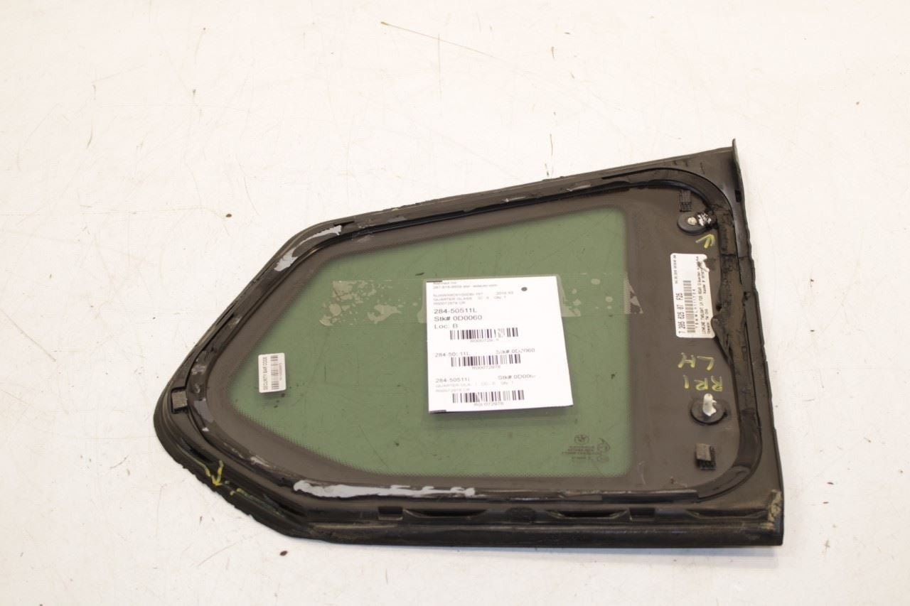 201117 BMW X3 xDrive28i Rear Left Side Quarter Window Glass 51377205627 *ReaD* - Alshned Auto Parts