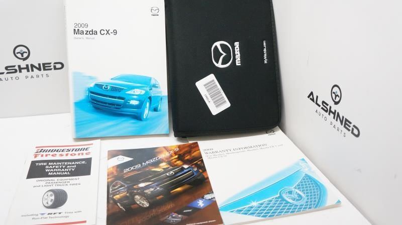 2009 Mazda CX-9 Owner's Manual Book Set with Case - Alshned Auto Parts