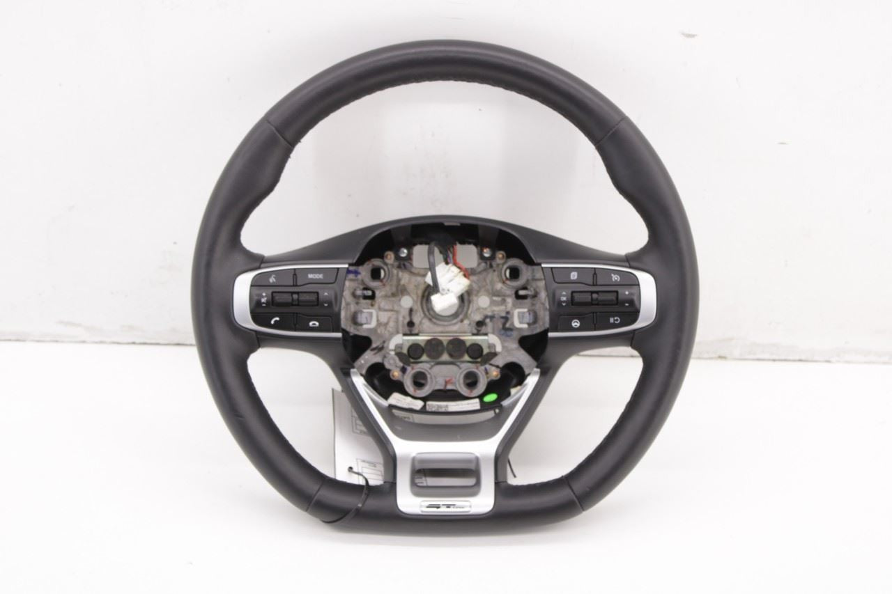 21-24 Kia K5 GTLine Steering Wheel Leather w/ Control Buttons 56111L2500QA1 OEM - Alshned Auto Parts