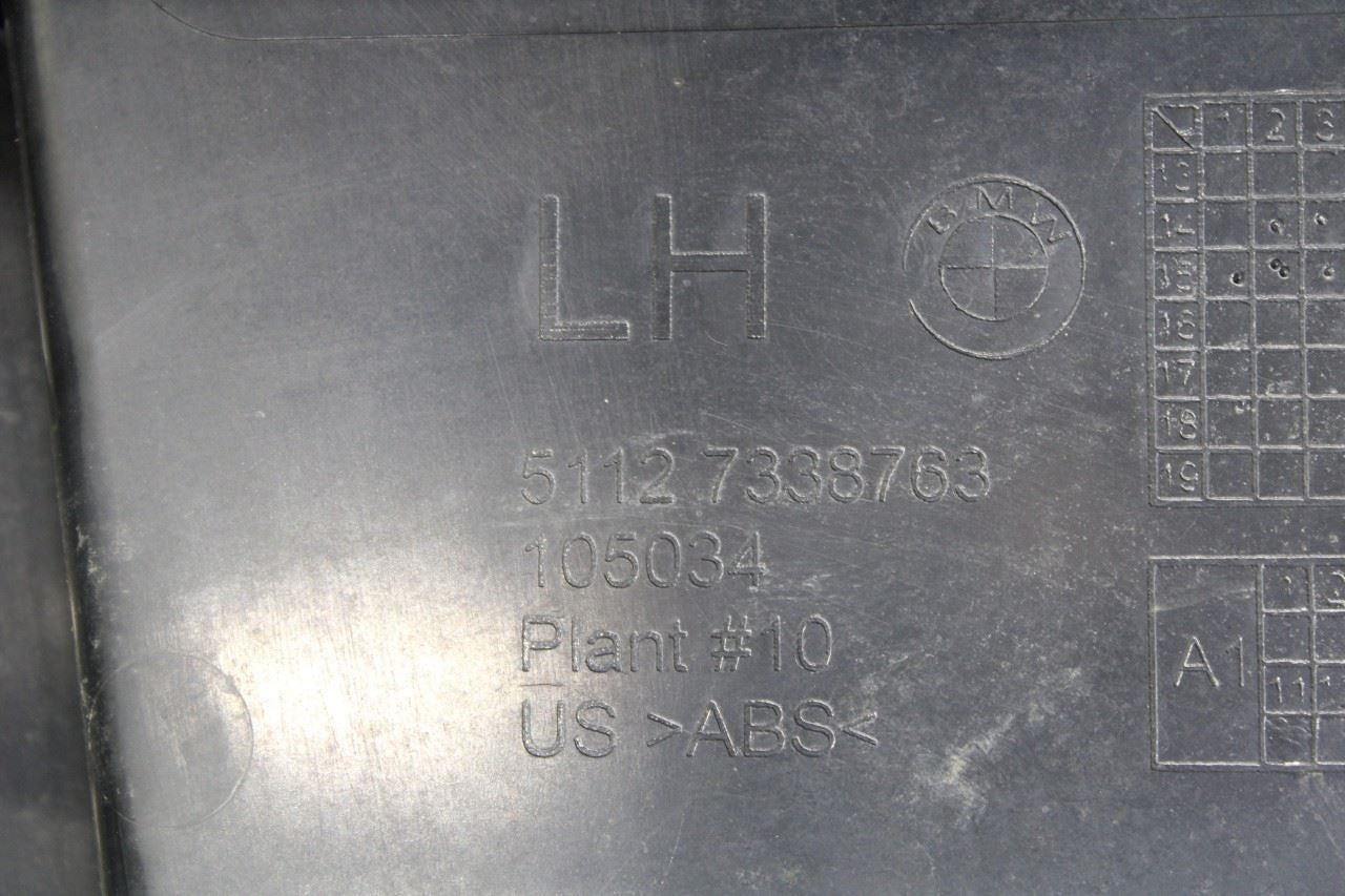 201117 BMW X3 xDrive28i Rear Left Side Outer Bumper Cover Support Mount Bracket - Alshned Auto Parts