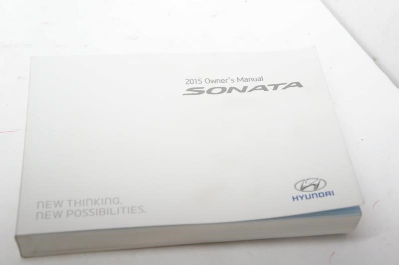 2015 Hyundai Sonata Owner's Manual Book Set with Case - Alshned Auto Parts