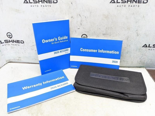 2020 Honda Accord Sedan Owners Guide set with Case 00X31-TVA-G201 OEM - Alshned Auto Parts