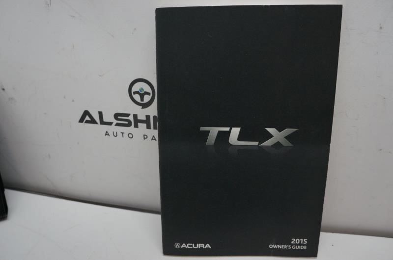 2015 Acura TLX Owner's Guide Customer Maintenance inf. with Case - Alshned Auto Parts