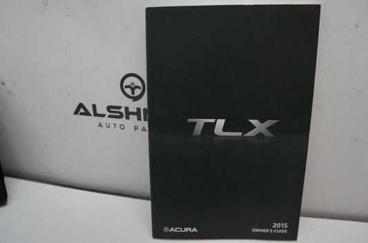2015 Acura TLX Owner's Guide Customer Maintenance inf. with Case - Alshned Auto Parts