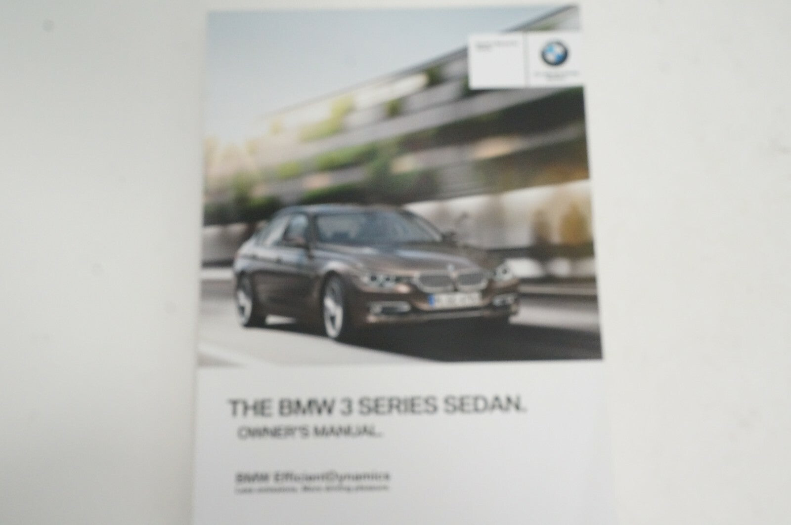 BMW 3 Series 2013 Sedan Owners Manual with Case service and warranty information - Alshned Auto Parts
