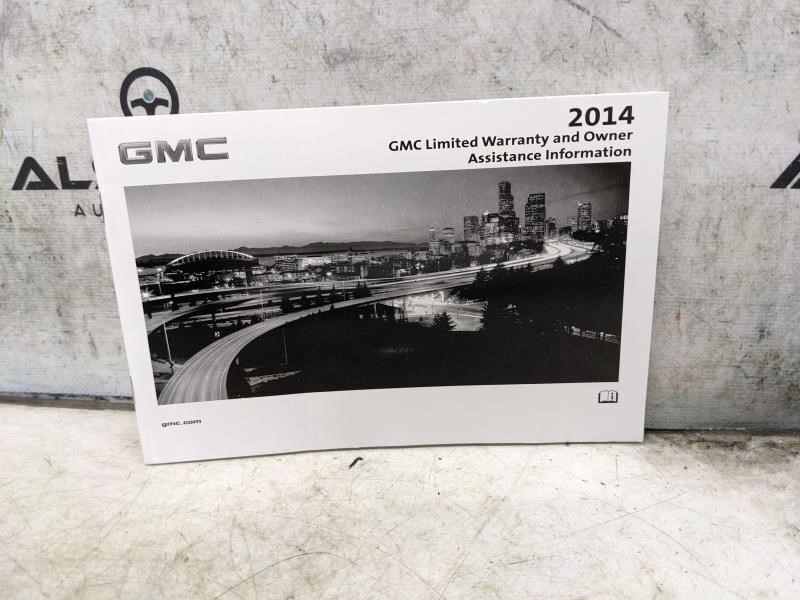 2014 GMC Acadia / Acadia Denali Owners Manual Set 22867654B OEM - Alshned Auto Parts