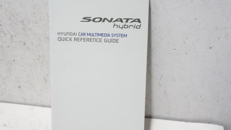 2016 Hyundai Sonata Hybrid Quick Reference Guide & Car Multimedia System Manual - Alshned Auto Parts