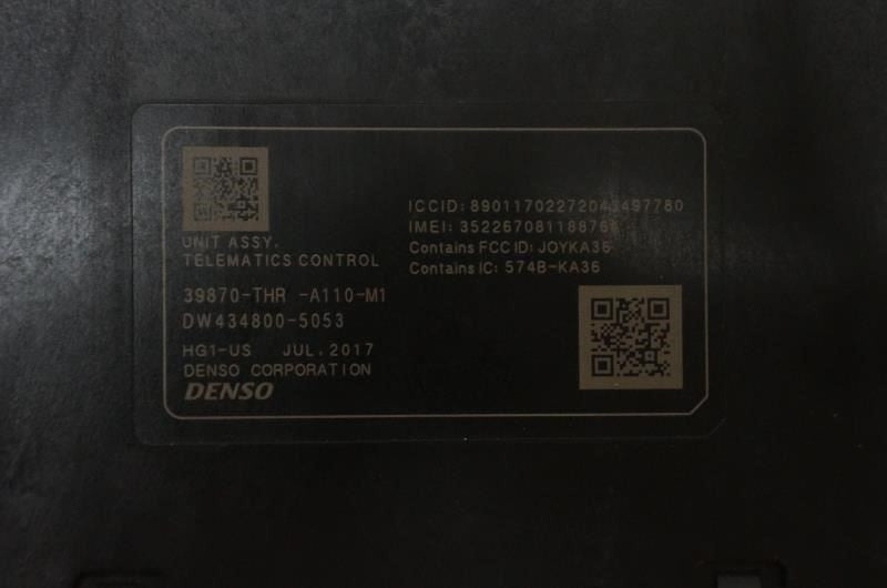 2018-2020 Honda Odyssey Telematics Communication Mobile Phone Control Module - Alshned Auto Parts