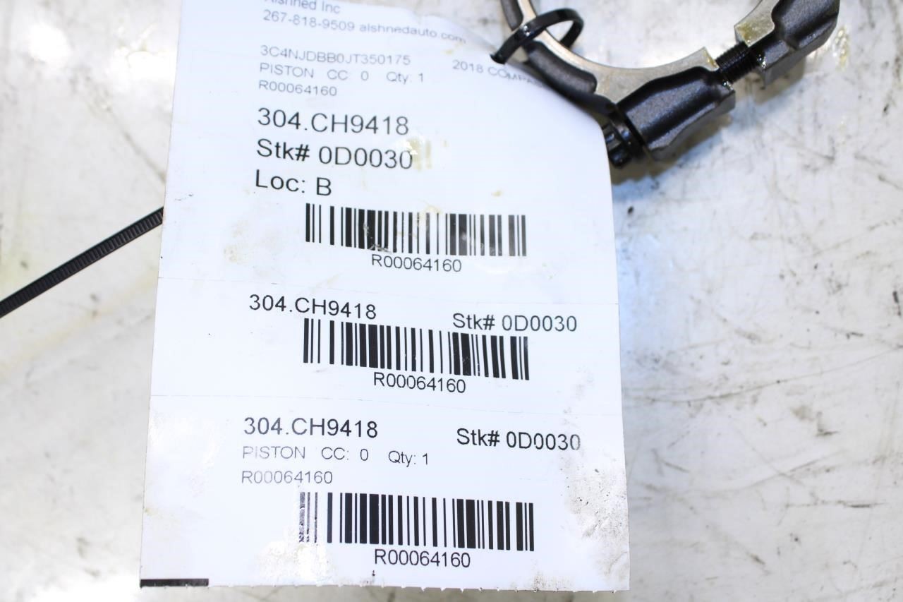 17-22 Jeep Compass Latitude 2.4L Engine Piston w/ Connecting Rod No 1 68191813AA - Alshned Auto Parts