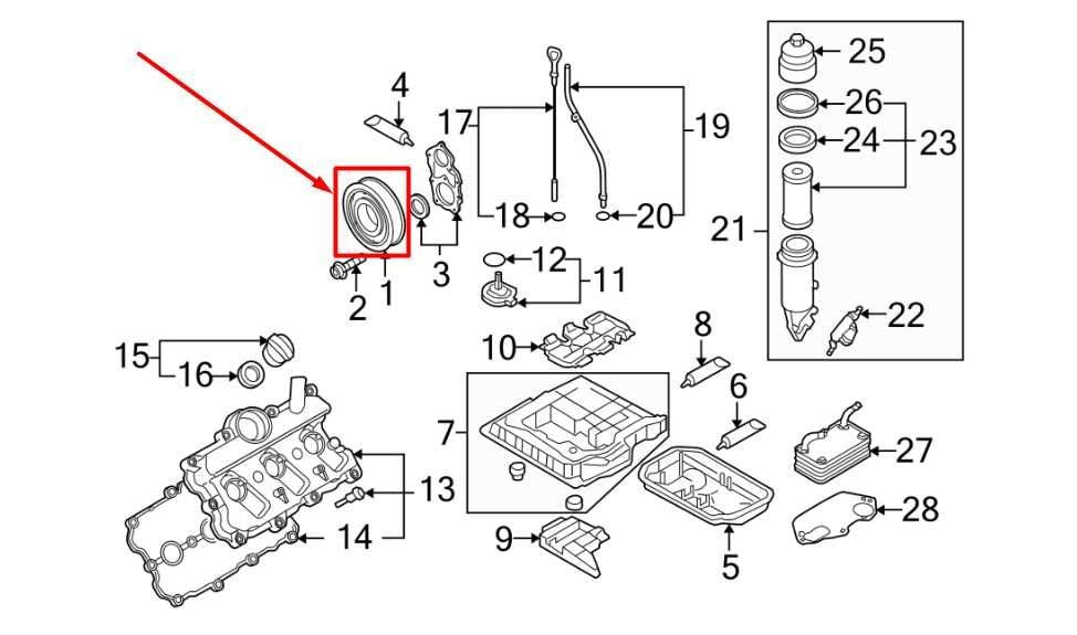 2010-2016 Audi S4 Premium Plus 3.0L Engine Crankshaft Pulley Vibration Damper1