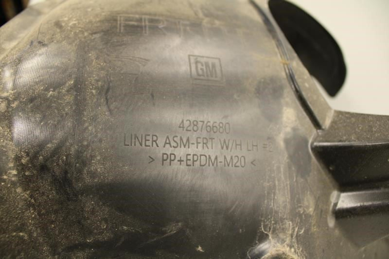 2024-2025 Chevrolet Trax Front Left Side Fender Inner Liner Shield 42876680 OEM - Alshned Auto Parts