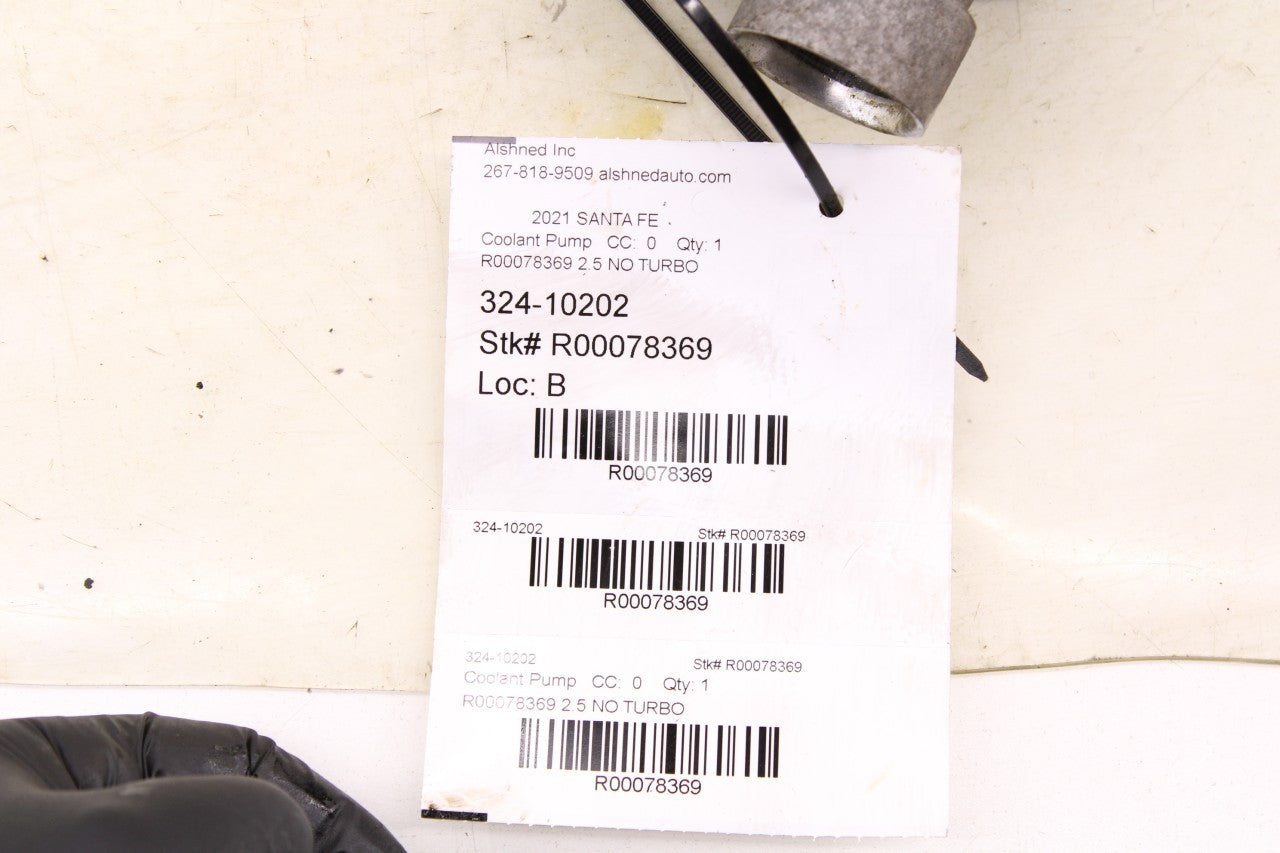 2021-2023 Hyundai Santa Fe 2.5L Engine Coolant Water Pump 25100-2S000 OEM - Alshned Auto Parts