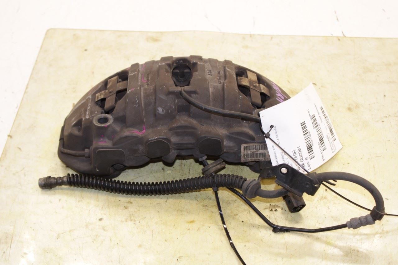 20112018 Porsche Cayenne Platinum Front Right Disc Brake Caliper 7P5615106BK - Alshned Auto Parts