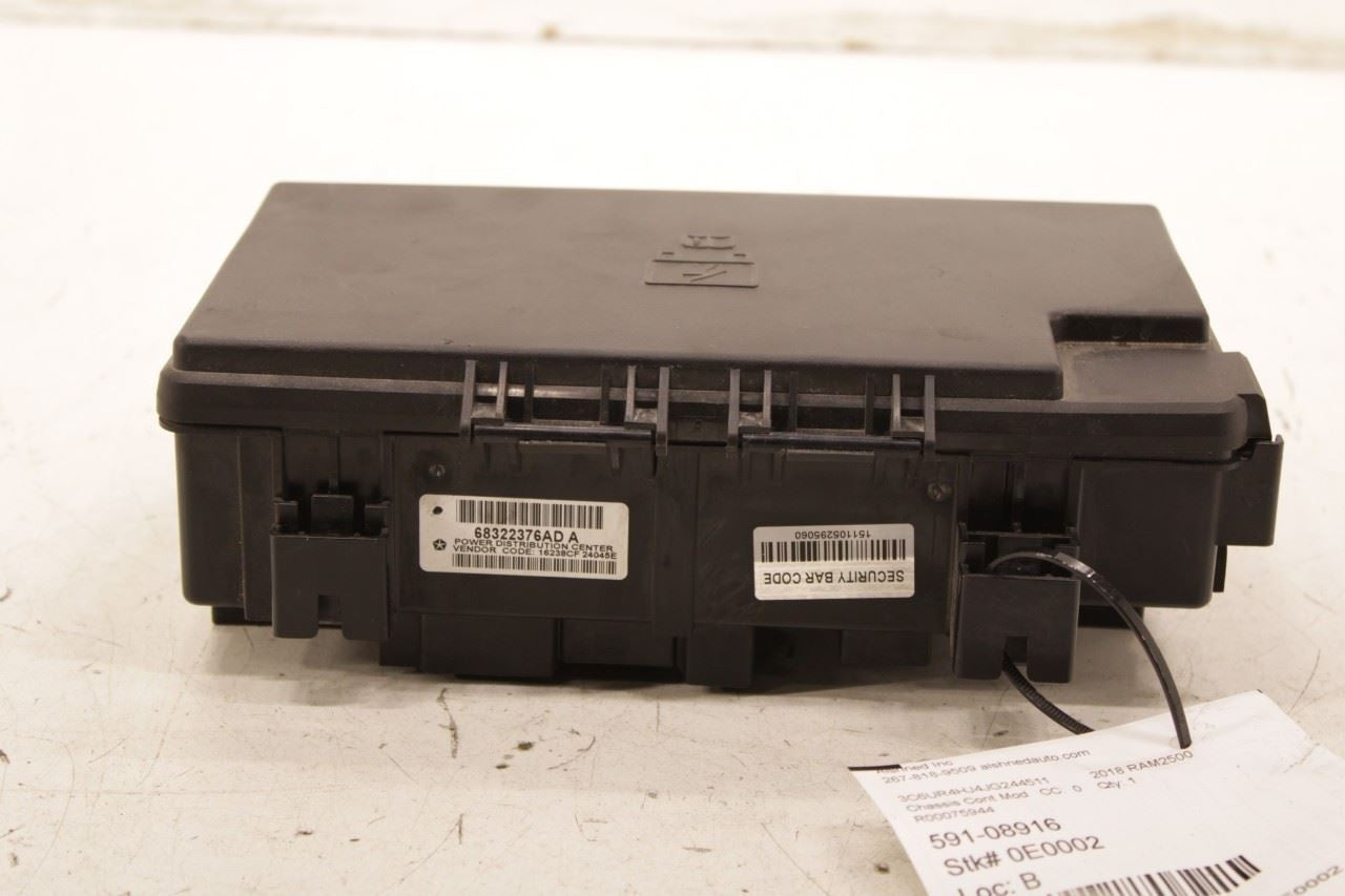 15-18 Ram 2500 Tradesman 6.4L 2WD Intelligent Power Distribution Center Fuse Box - Alshned Auto Parts