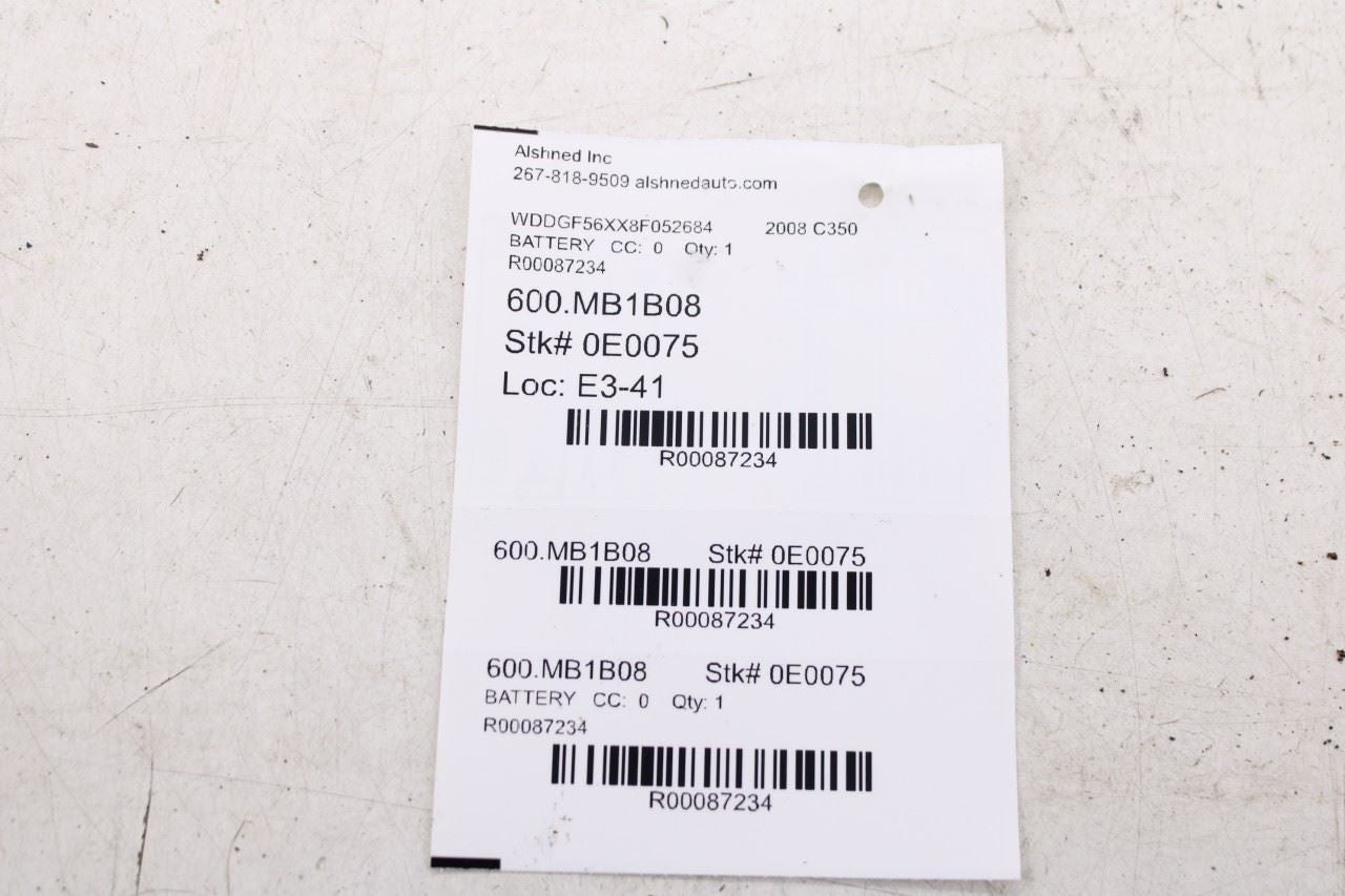 08-15 Mercedes-Benz C350 Sport 3.5L RWD Battery Terminal Junction Fuse Relay Box - Alshned Auto Parts