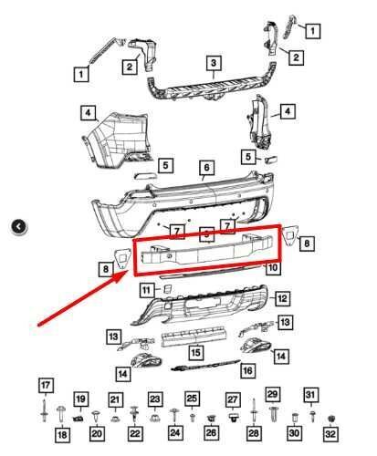 2019-2023 Jeep Cherokee Rear Bumper Reinforcement Beam 68285660AA OEM *ReaD* - Alshned Auto Parts