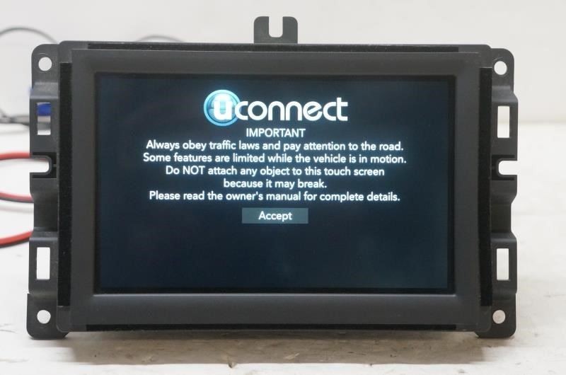 2019 Jeep Cherokee Audio Radio Receiver Uconnect with 7.0'' Display 68297444AA - Alshned Auto Parts