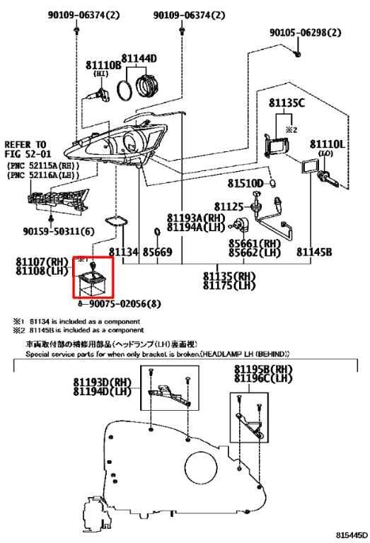 10-15 Lexus IS250 Front RH and LH HID Xenon Headlight Ballast Control Module Set - Alshned Auto Parts