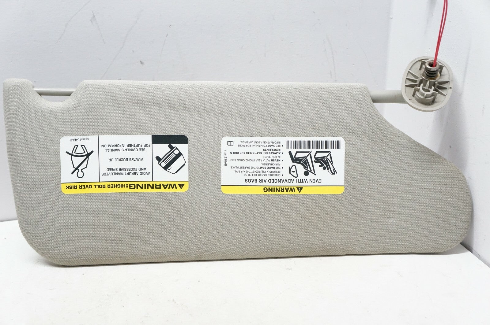 2005-2010 Jeep Grand Cherokee Driver Left Sun Visor Beige 1AK81BD1AA OEM - Alshned Auto Parts