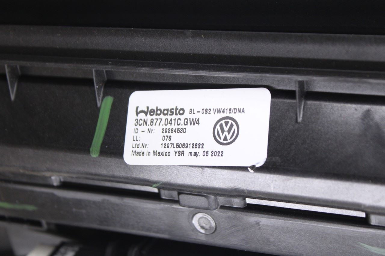 2021-2023 Volkswagen Atlas SE Roof Sunroof Frame with Glass 3CN877049 OEM - Alshned Auto Parts