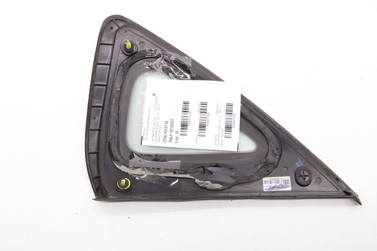 2013-19 Nissan Sentra SL Rear Left Side Quarter Window Glass 833013SG0A *ReaD* - Alshned Auto Parts