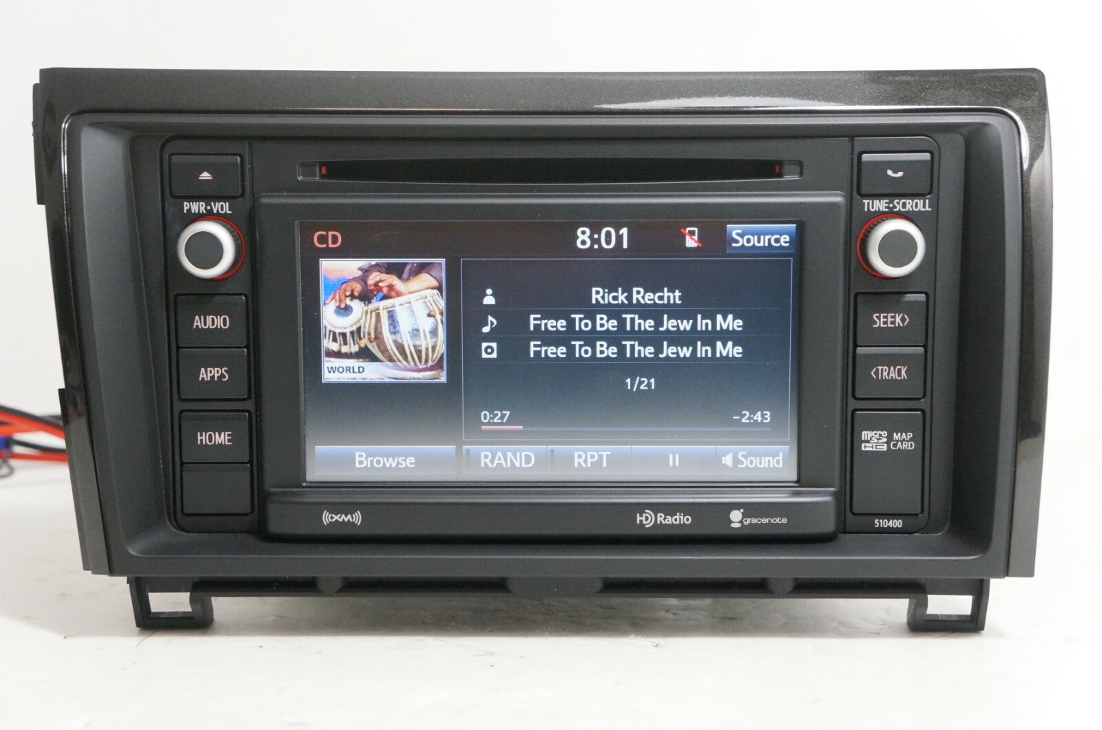 14-19 Toyota Sequoia Navigation Touch Screen Stereo Radio 510400 OEM 86100-0C292 - Alshned Auto Parts