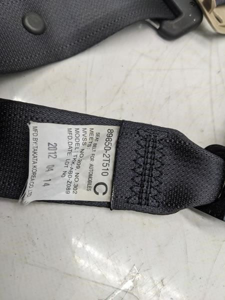 11-15 Kia Optima LX Rear Center 2nd Row Seat Belt Retractor w/ Seat Belt Buckle3
