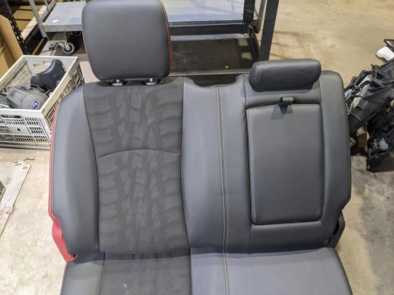 2015-2018 Ram 1500 Rebel Rear Right Seat Cloth Black/Red 5YQ42JRRAB OEM - Alshned Auto Parts